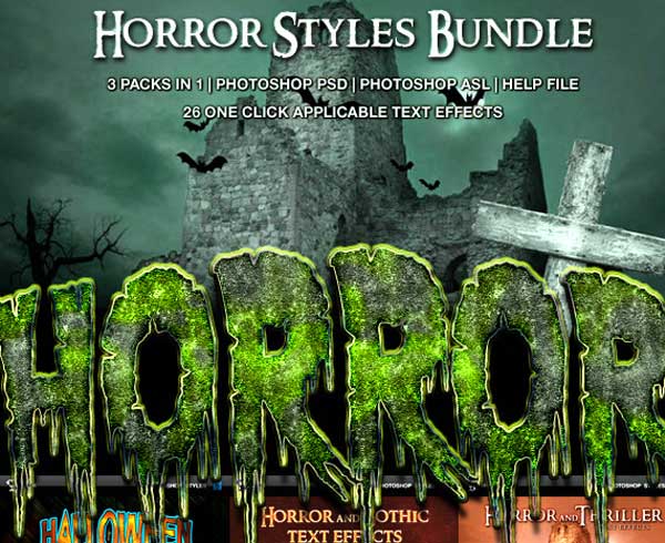 horror photoshop styles free download